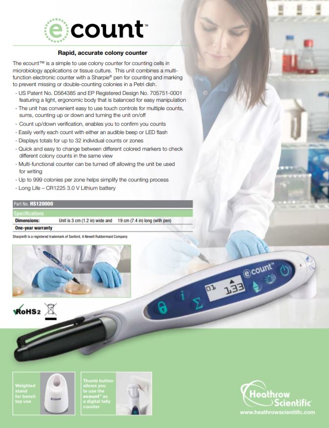 Heathrow Scientific Hand Tally Counter