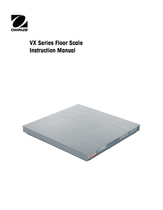 Ohaus VX Series Floor Scale - Nicol Scales